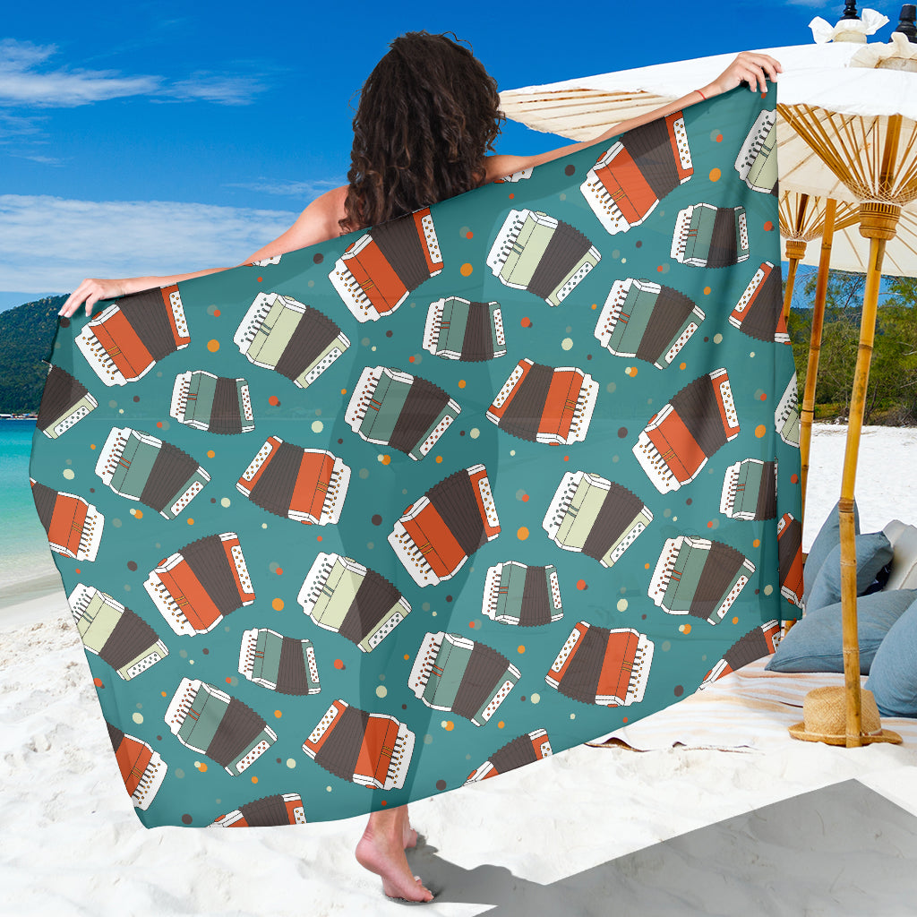 Accordion Pattern Print Design 02 Sarong Pareo Wrap