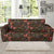 Dragonfly Pattern Print Design 02 Sofa Slipcover