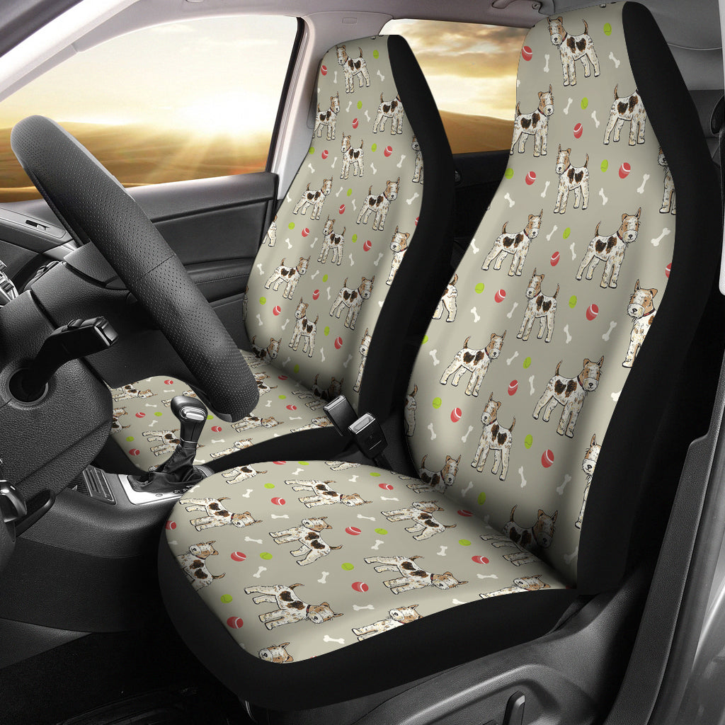 Toy Fox Terriers Print Design LKS301 Car Seat Covers