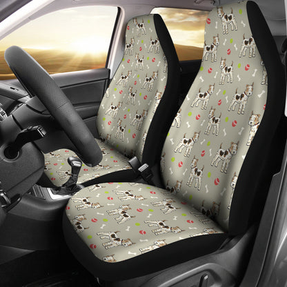 Toy Fox Terriers Print Design LKS301 Car Seat Covers