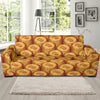 Bitcoin Pattern Print Design 02 Sofa Slipcover