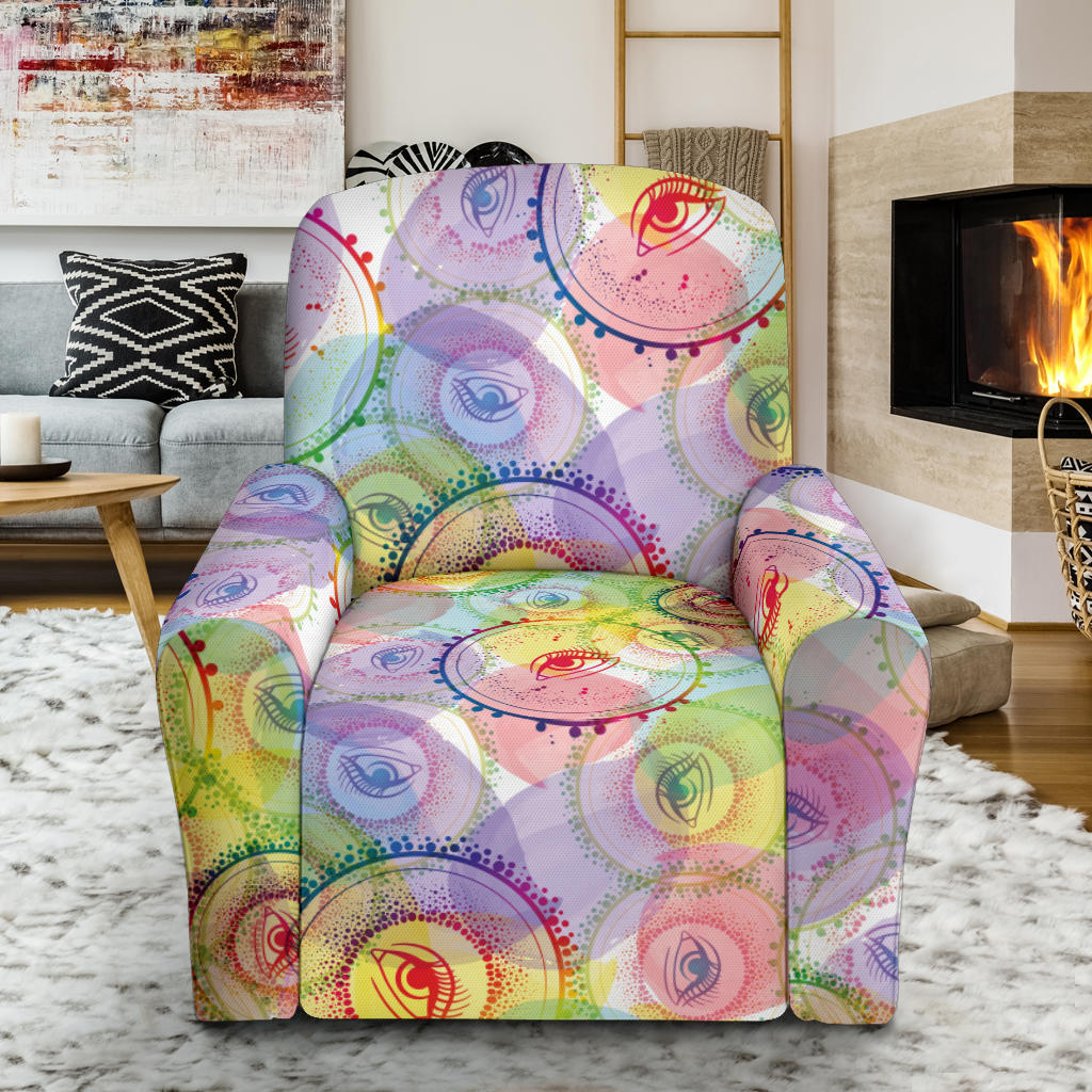Third Eye Print Design LKS303 Recliner Slipcover with Pocket