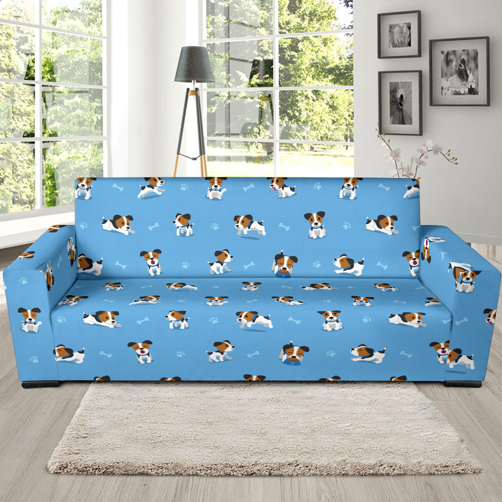 Russell Terriers Print Design LKS3010 Sofa Slipcover