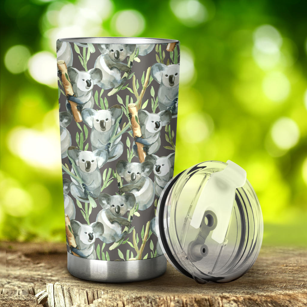 Koala Pattern Design Print Tumbler