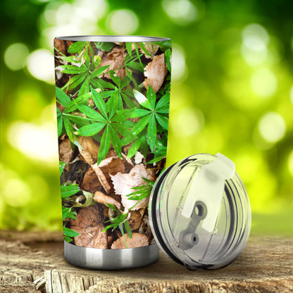 Camouflage Realistic Tree Fresh Print Tumbler