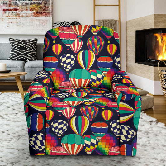 Ballon Pattern Print Design 02 Recliner Slipcover with Pocket