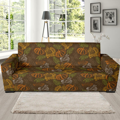 Thanksgiving Print Design LKS301 Sofa Slipcover