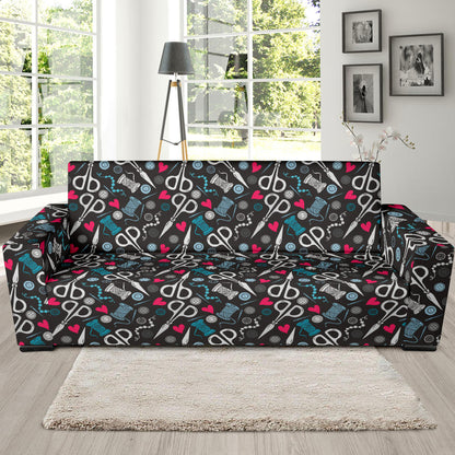 Sewing Equipment Print Design LKS305 Sofa Slipcover