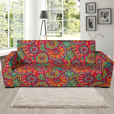 Boho Pattern Print Design 01 Sofa Slipcover