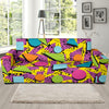 80s Pattern Print Design 1 Sofa Slipcover