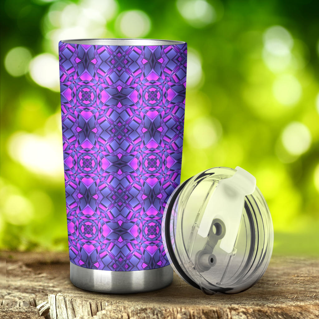 kaleidoscope Pattern Print Design Tumbler