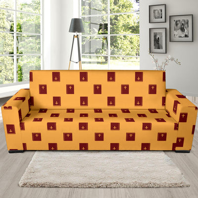 Bible Pattern Print Design 05 Sofa Slipcover