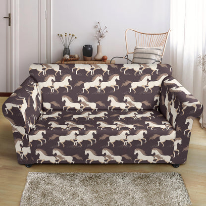 Horse Print Design LKS304 Loveseat Couch Slipcover