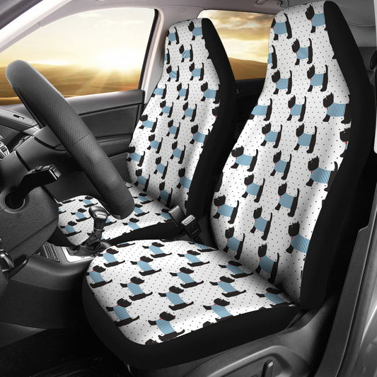 Scottish Terriers Print Design LKS3012 Car Seat Covers