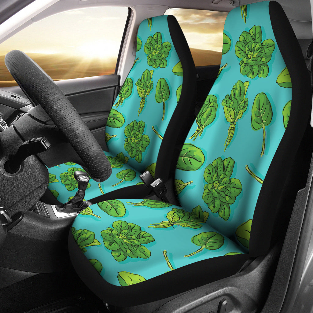 Spinach Print Design LKS301 Car Seat Covers