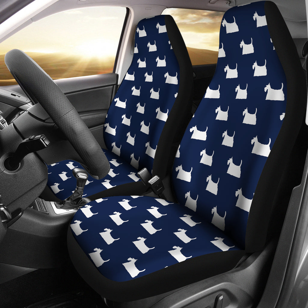 Scottish Terriers Print Design LKS303 Car Seat Covers