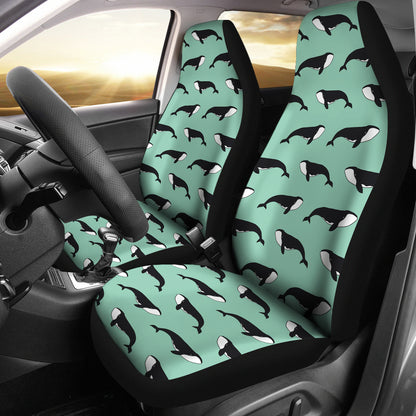 Whale Print Design LKS307 Car Seat Covers