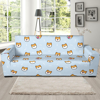 Shiba Inu Print Design LKS3012 Sofa Slipcover