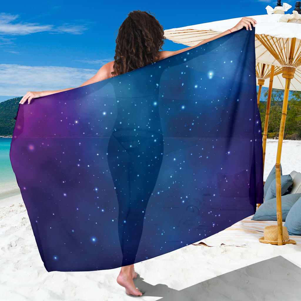 Nebula Pattern Print Design A01 Sarong Pareo Wrap