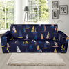 Sailing Ships Pattern Print Design A03 Sofa Slipcover