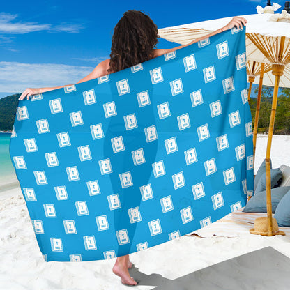 Bible Pattern Print Design 02 Sarong Pareo Wrap