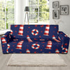 Nautical Pattern Print Design A03 Sofa Slipcover