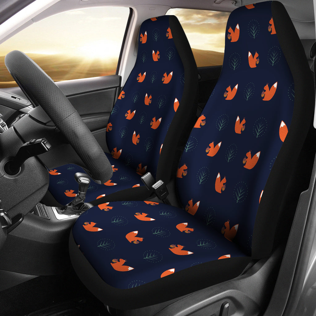 Squirrel Print Design LKS303 Car Seat Covers