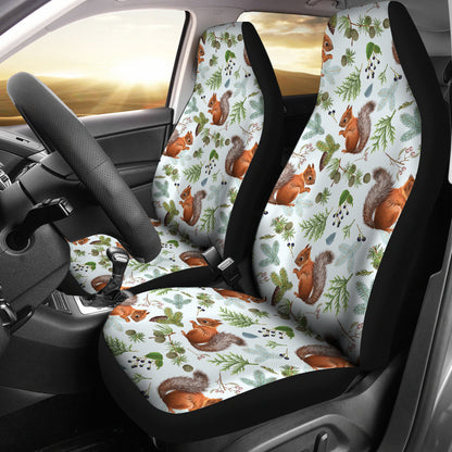 Squirrel Print Design LKS308 Car Seat Covers