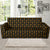 Cross Pattern Print Design 02 Sofa Slipcover