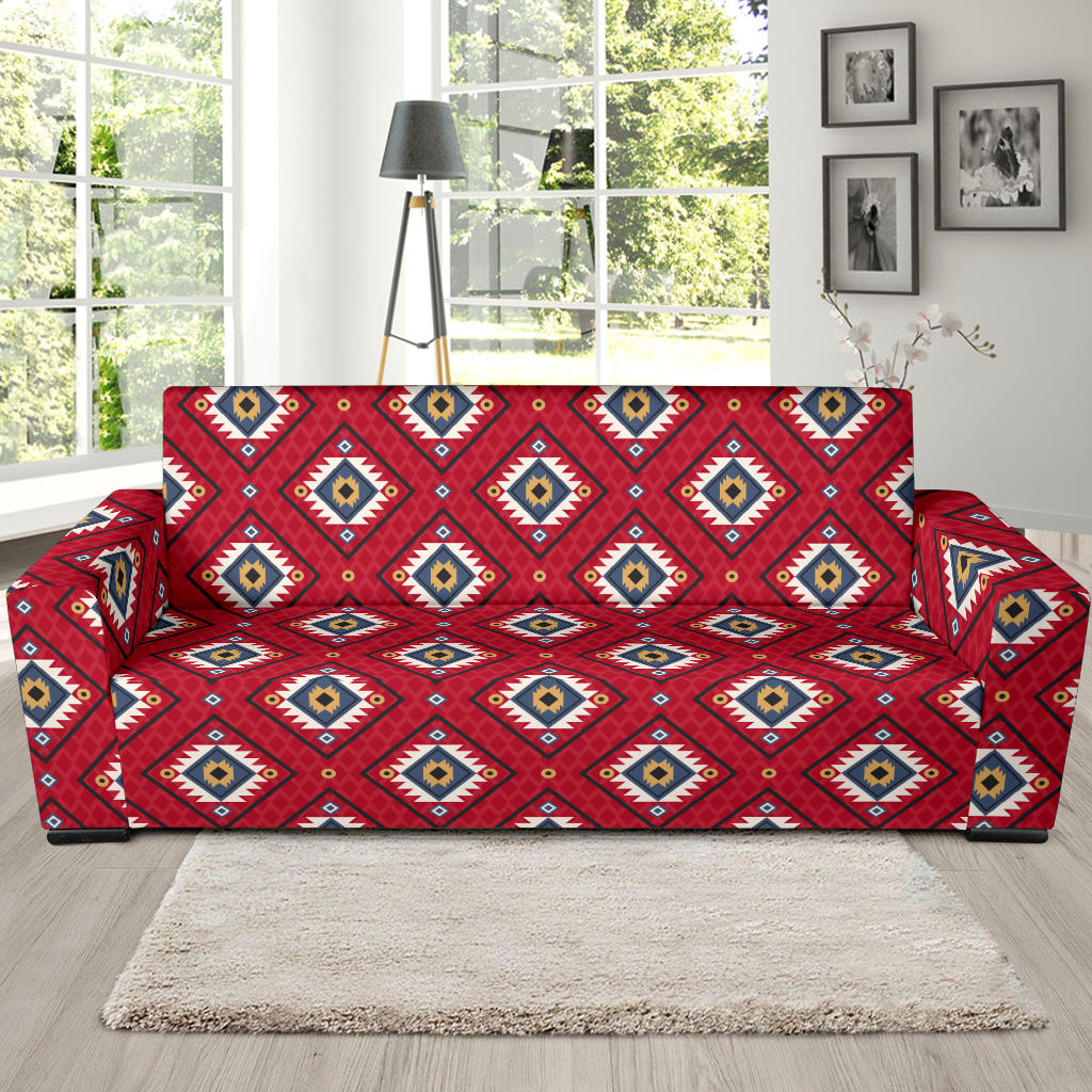 Aztec Pattern Print Design 10 Sofa Slipcover