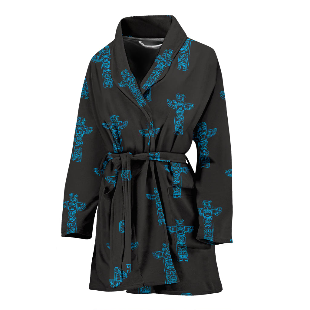 Totem Print Design LKS304 Women Bathrobe