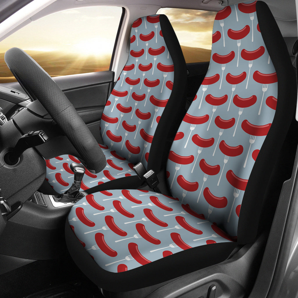 Sausage Print Design LKS301 Car Seat Covers