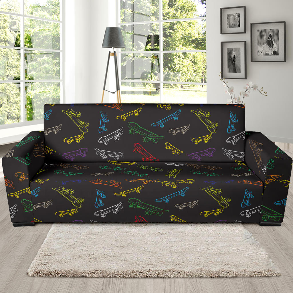 Skateboard Print Design LKS301 Sofa Slipcover