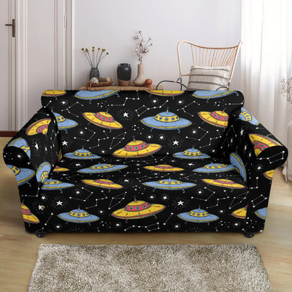 UFO Print Design LKS307 Loveseat Couch Slipcover