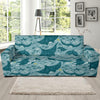 Manta Ray Tribal Pattern Print Design 03 Sofa Slipcover