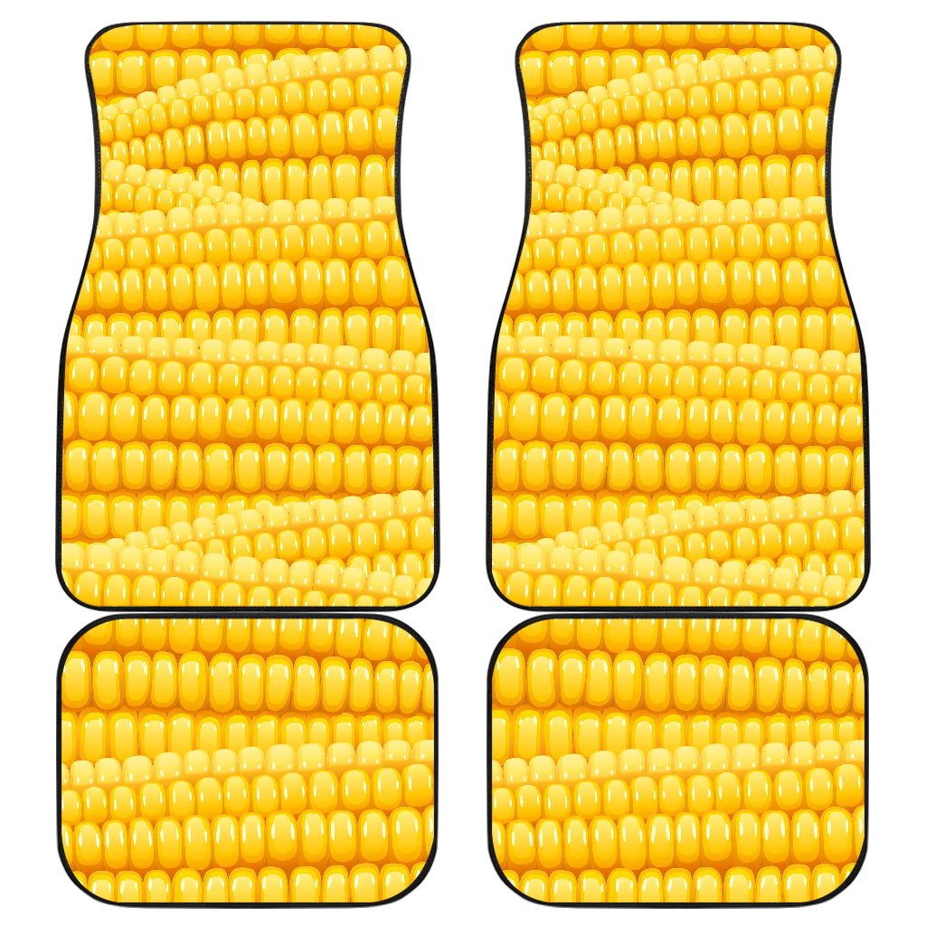 Agricultural Corn cob Pattern Car Floor Mats Front Back