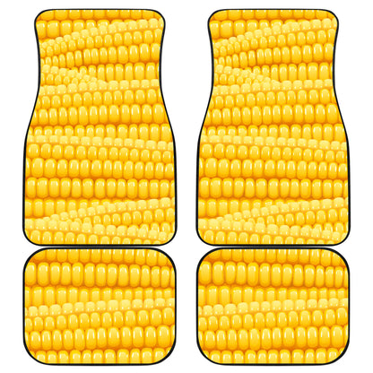 Agricultural Corn cob Pattern Car Floor Mats Front Back