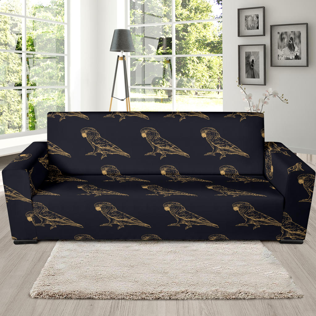 Parakeet Pattern Print Design A04 Sofa Slipcover