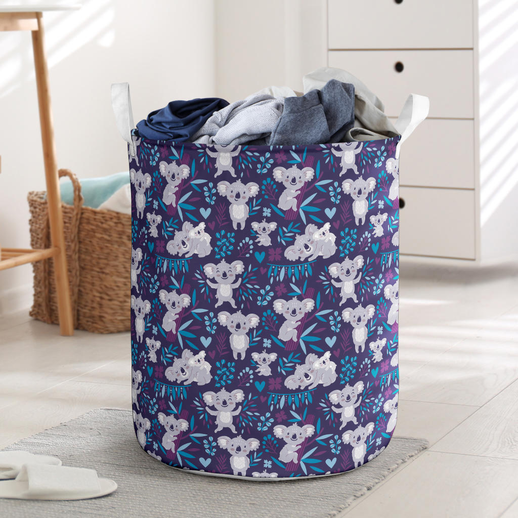 Koala Cute Themed Design Print Laundry Basket