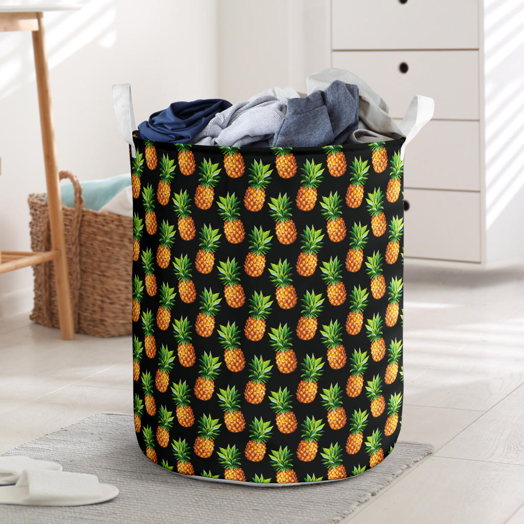 Pineapple Cute Print Design Pattern Laundry Basket