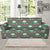 Alien Pattern Print Design 02 Sofa Slipcover