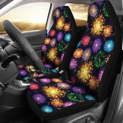 Firework Print Design LKS305 Car Seat Covers