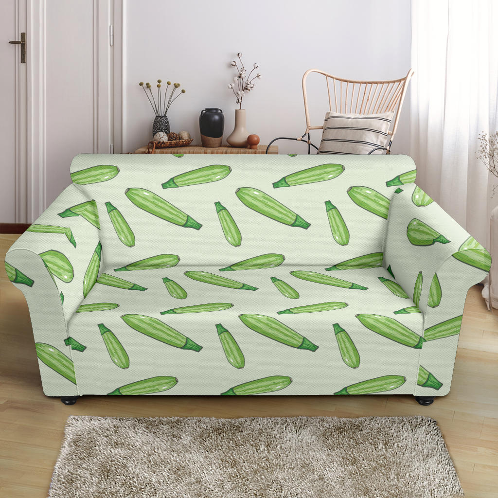 Zucchini Print Design LKS302 Loveseat Couch Slipcover