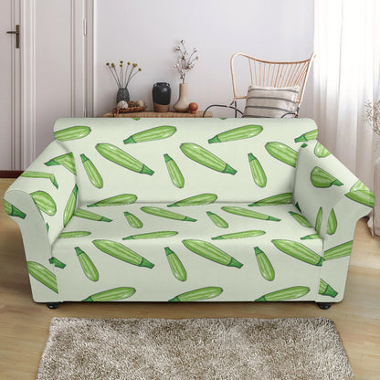 Zucchini Print Design LKS302 Loveseat Couch Slipcover