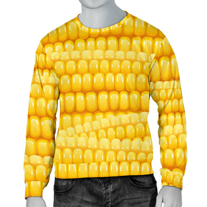 Agricultural Corn cob Pattern Men Long Sleeve Sweatshirt