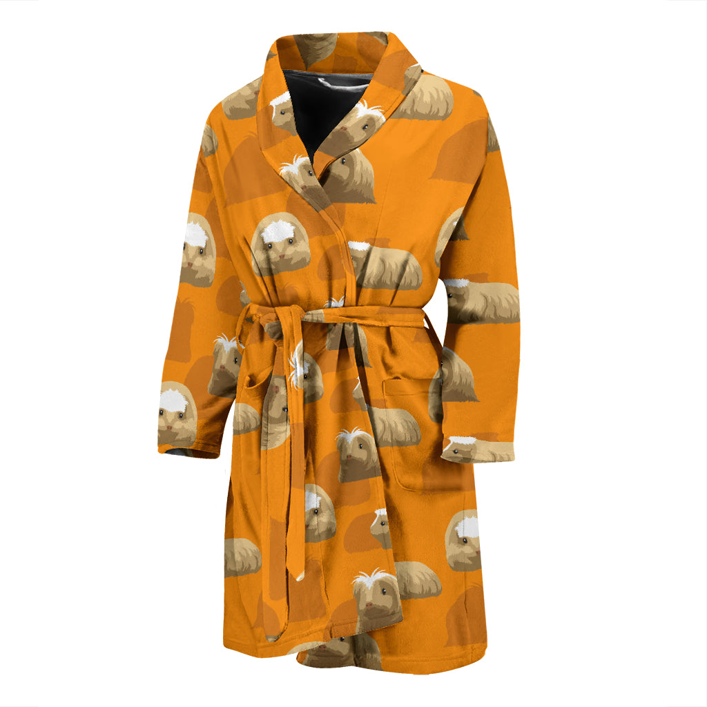 Guinea Pig Print Design LKS403 Men Bathrobe