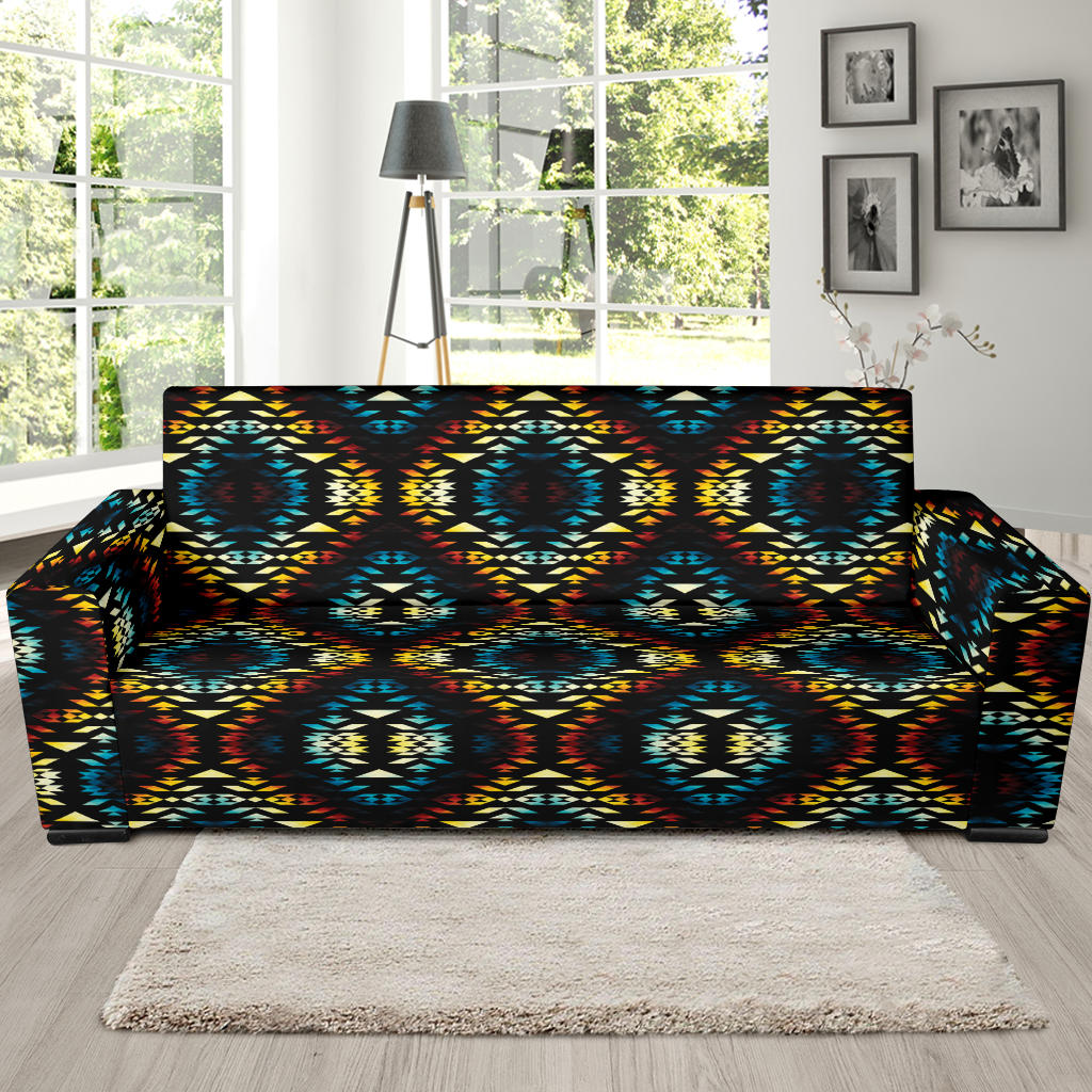 Tribal Pattern Print Design LKS309 Sofa Slipcover
