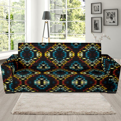 Tribal Pattern Print Design LKS309 Sofa Slipcover