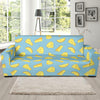 Cheese Pattern Print Design 04 Sofa Slipcover