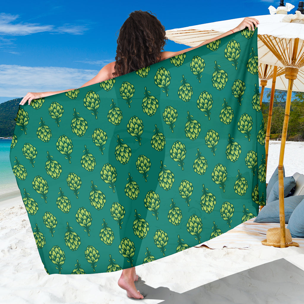 Artichoke Pattern Print Design 04 Sarong Pareo Wrap